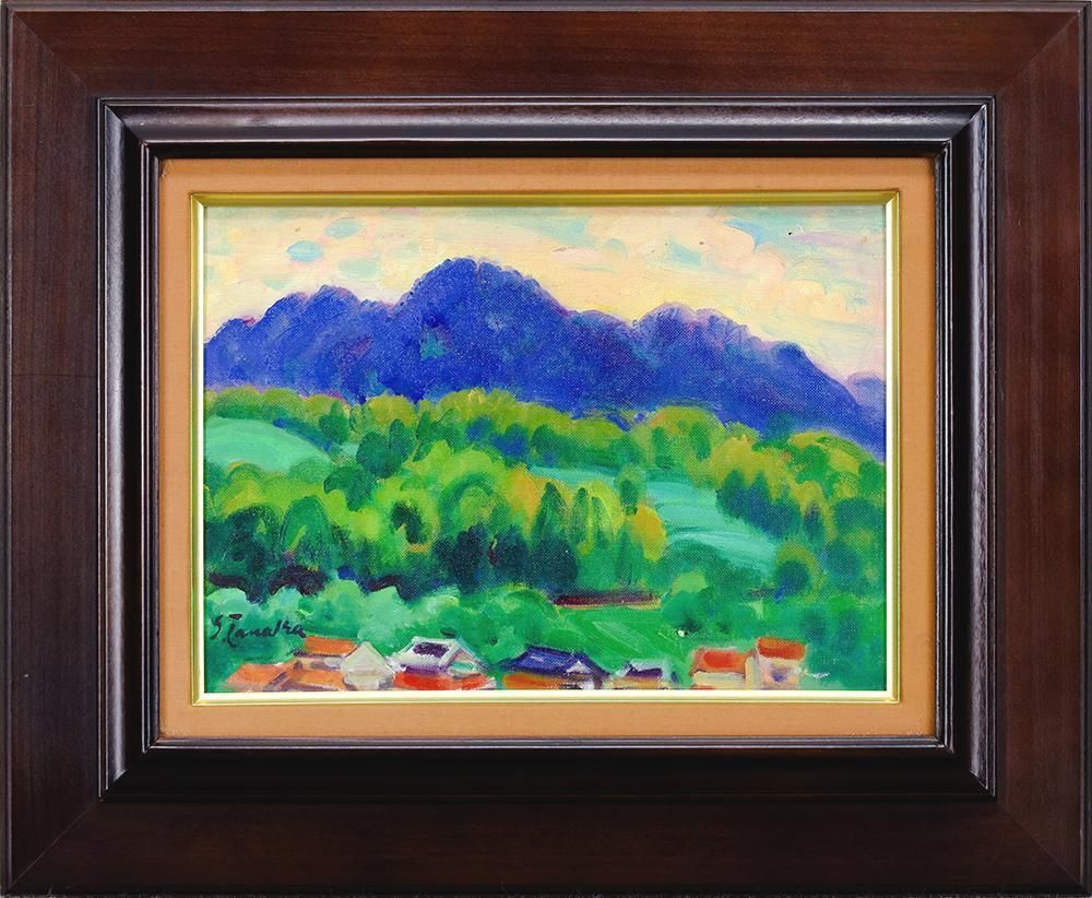 美術館収蔵画家 田中繁吉 「海老」 油彩 絵画