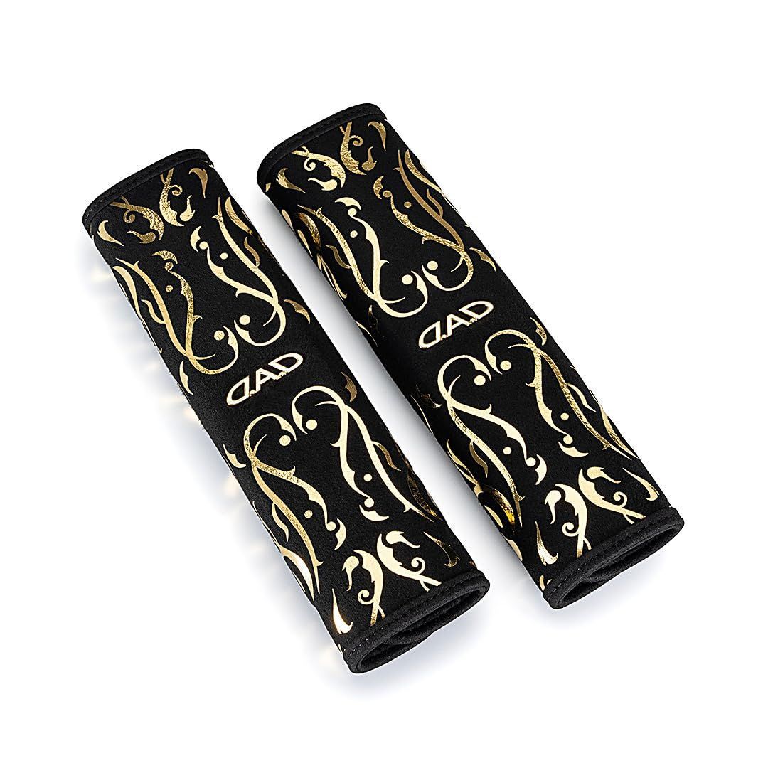 Style:02.ゴールド ギャルソン D.A.D シートベルトパッド アラベスク ゴールド HA718-02-01 (2個1セット) GARSON DAD