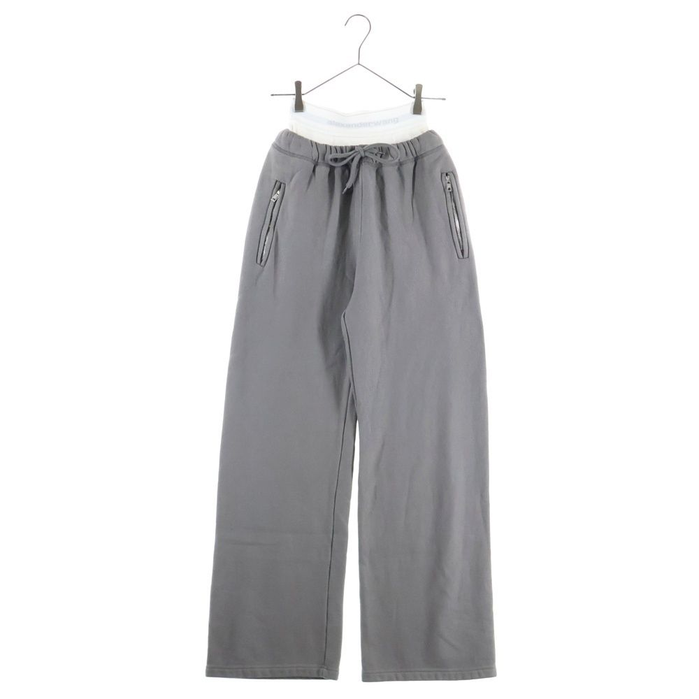 ALEXANDER WANG アレキサンダーワン Sweatpants ウエストロゴ スウェットパンツ ベージュ