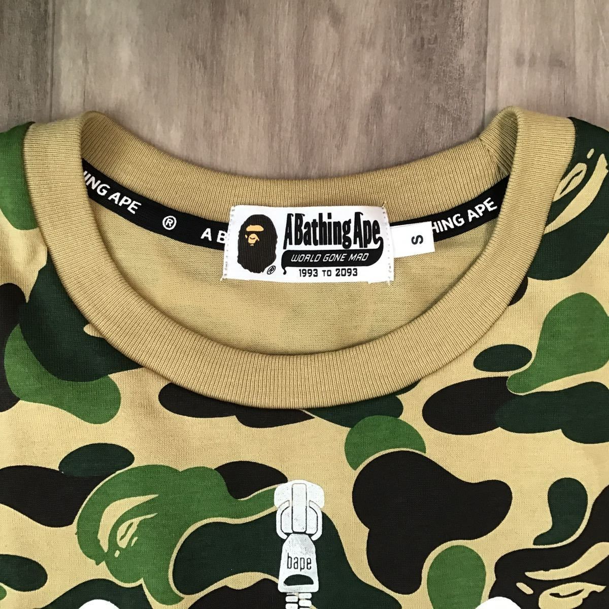 ☆美品☆ ABC camo green シャーク Tシャツ Sサイズ a bathing ape 