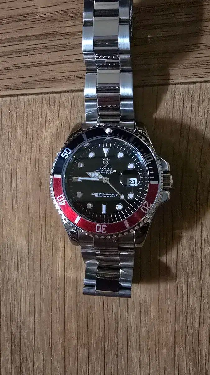 ロテックス クォーツ スチールウォッチ