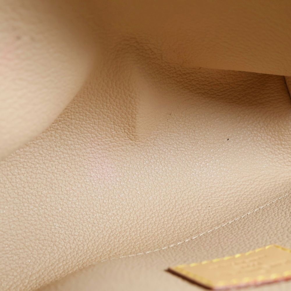 LOUIS VUITTON ルイヴィトン モノグラム メイクポーチ 収納 ケース ブラウン ゴールド金具 PVC M 47515