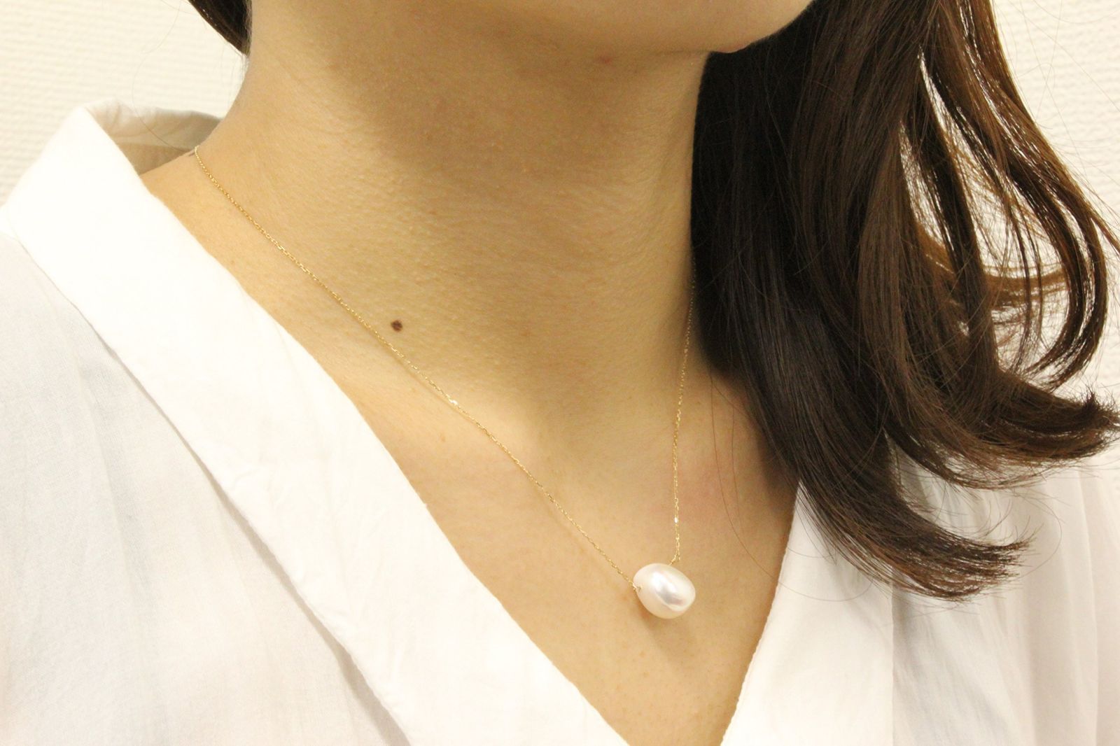 【極美品】K10YG ミラーカットチェーン ネックレス ete｜K10YG ミラーカットチェーン ネックレス | Rakuten Fashion
