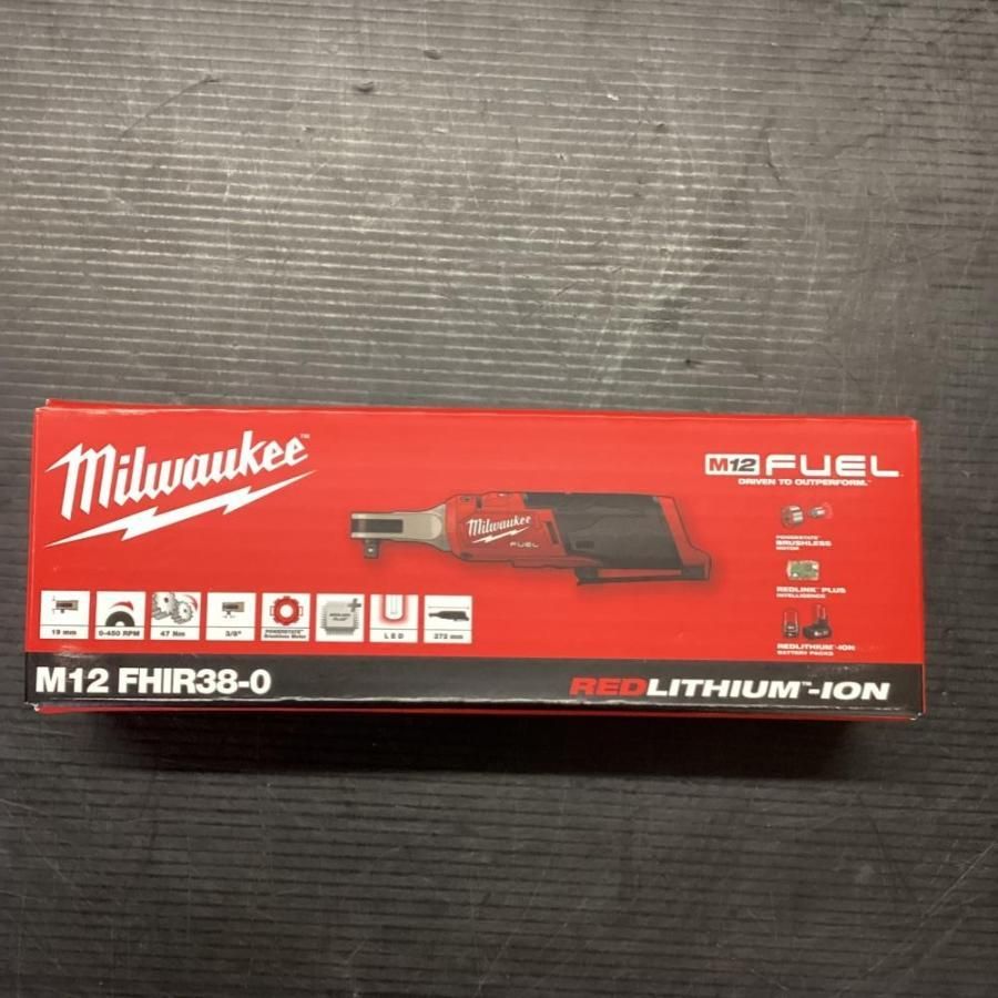 5|31まで￥24 900→￥20 000 Milwaukee|ミルウォーキー M12FHIR38-0 ハイスピードラチェットレンチ 3|8インチ 9.5mm 203
