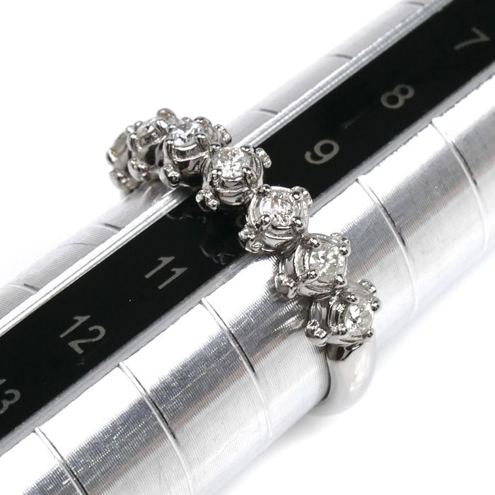 AHKAH アーカー K18WG ホワイトゴールド リング 指輪 ダイヤモンド0.25ct 10号 4.0g レディース FORTGASGNV_COM_BR