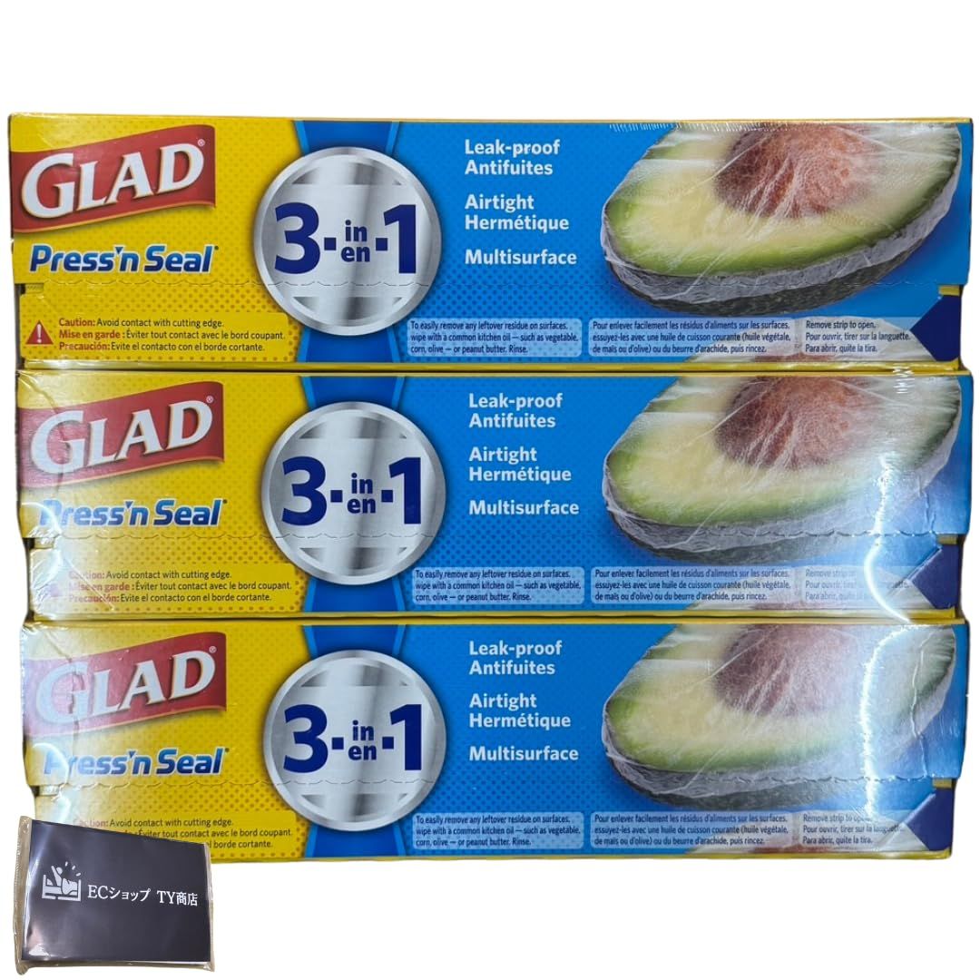 グラッド ラップ プレスン シール フードラップ 30cm × 43.4m 3本 並行輸入品 30cm × 43.4m 3本