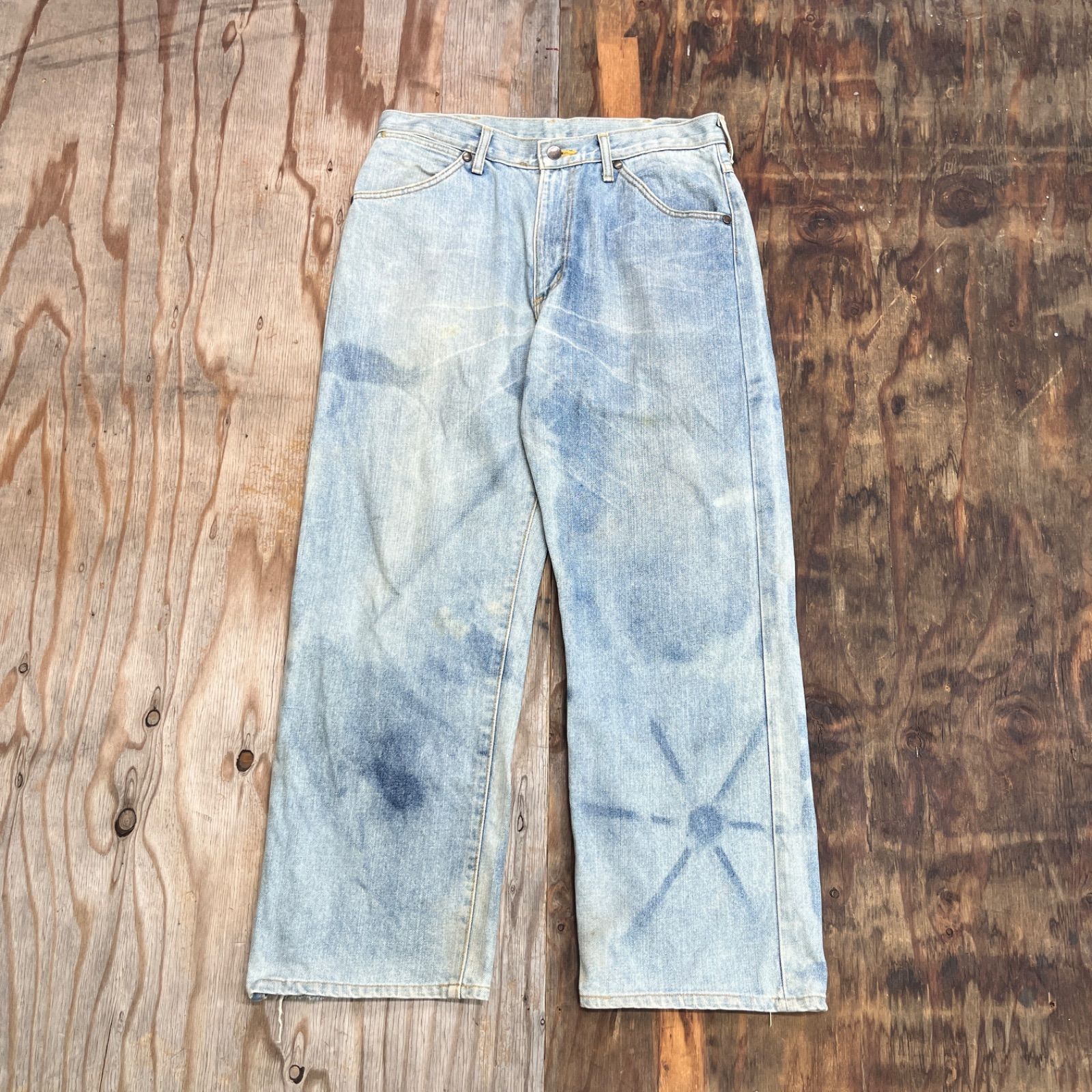 WRANGLER ラングラー ケミカルウォッシュ デニム パンツ ワイド 