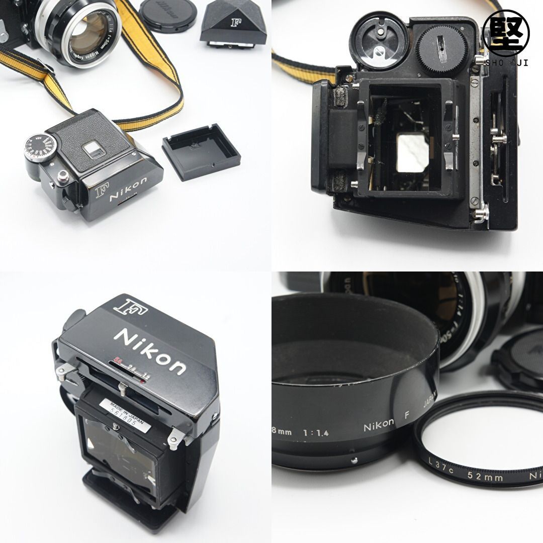 稀少完動品】Nikon F 黒アイレベル 富士山マーク シリアルF670 付属品多数 作例あり - メルカリ