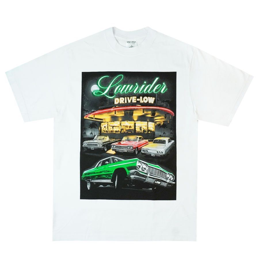 新品 シャカウェアボディ SHAKA WEAR BODY LOWRIDER DRIVE-LOW ローライダー ドライブロウ Tシャツ 黒 ブラック 両面 男女兼用 半袖 ロサンゼルス HIPHOP ラッパー モノトーン チカーノ チカーナ