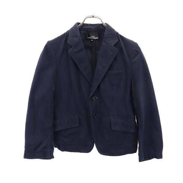 tricot COMME des GARCONS - トリココムデギャルソン 2011年 長袖 テーラードジャケット M 濃紺 tricot COMME des GARCONS レディース コムデギャルソン 2011年 tricot トリコ テーラードジャケット M 濃紺