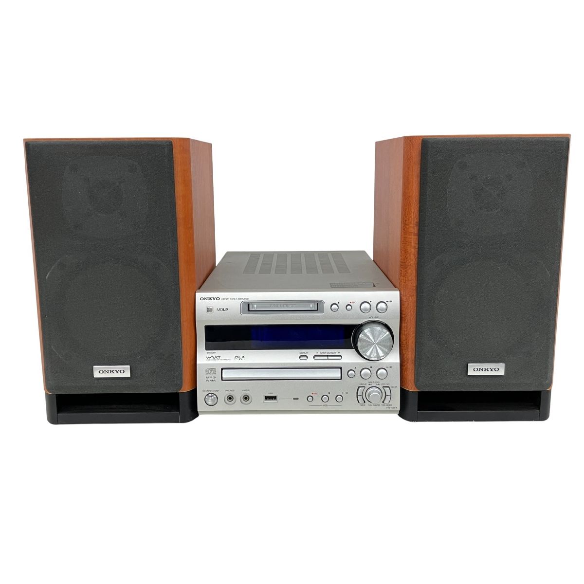 ONKYO FR-N7FX D-N88E5 CD|MD チューナーアンプ スピーカー コンポ 2008年製 オンキヨー リモコン付き K10428128