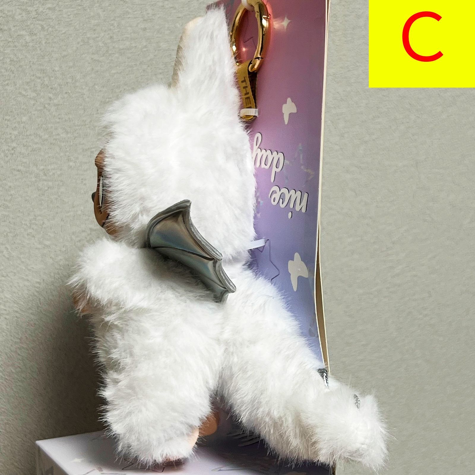 LABUBUぬいぐるみ エンジェルホワイト