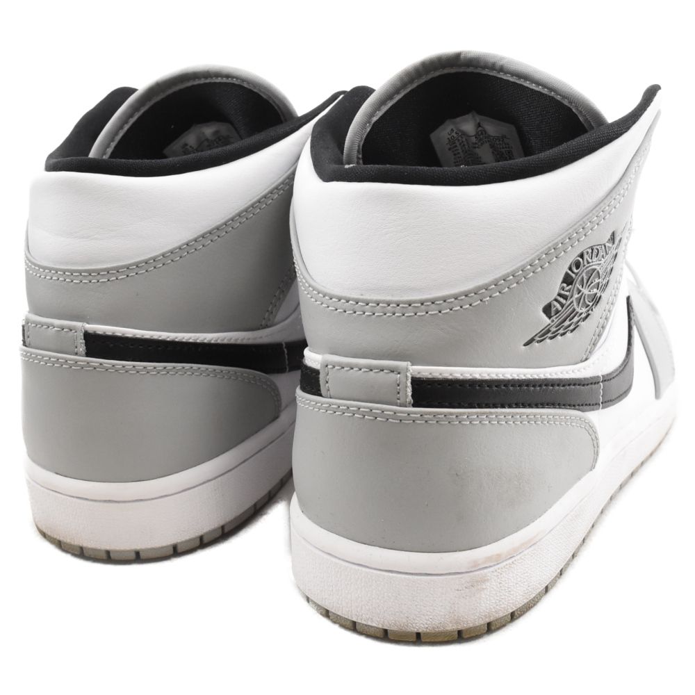 NIKE (ナイキ) AIR JORDAN 1 MID LIGHT SMOKE GREY エアジョーダン 
