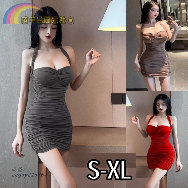 ワンピース 無地 カジュアル リゾート 上品 セクシー 11715 img_06e9af9c6dae028e29b9177997