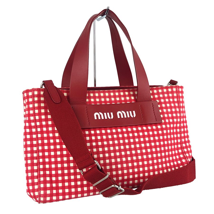 miumiu RED カナパ | nate-hospital.com