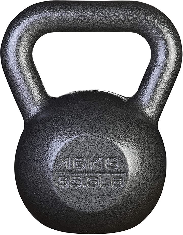 PROIRON ケトルベル 一体型鋳鉄 ジムや自宅に最適 16kg