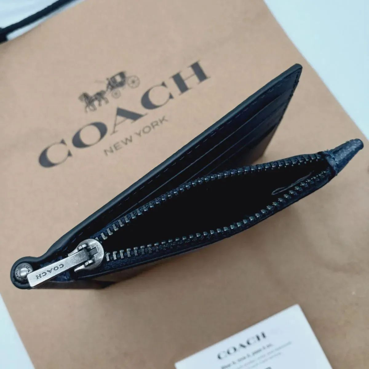 COACH マネークリップ 折り財布 ジップ メンズ商品 - メルカリ