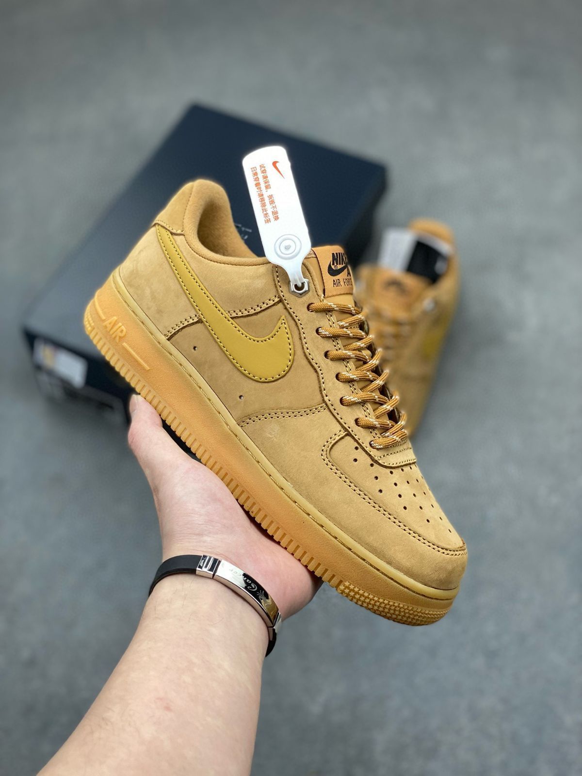 新品 ナイキ NIKE エア フォース ワン AIR FORCE 1 '07 WB フラックス/ガムライトブラウン/ブラック/ウィート CJ9179-200 ナイキジャパン