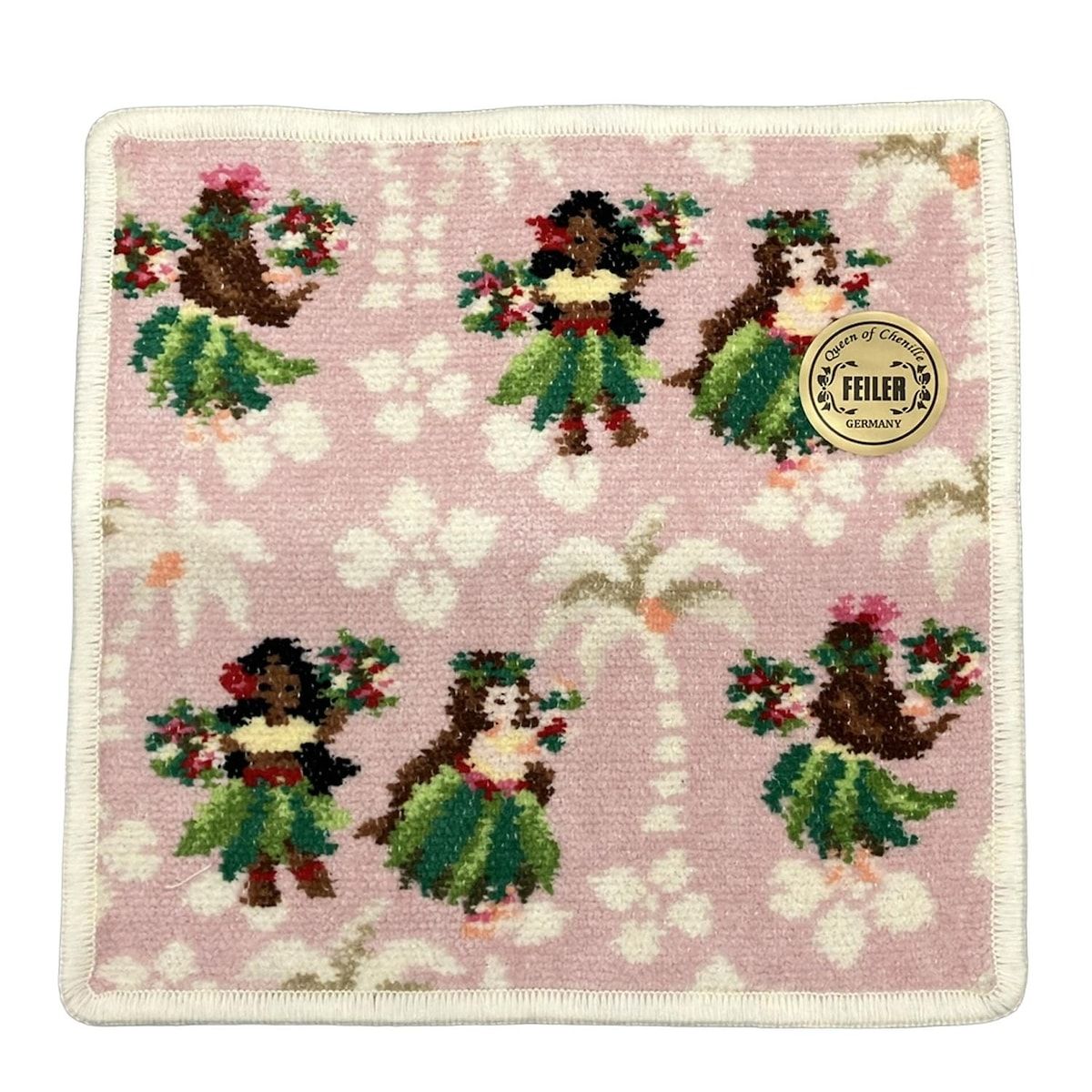 美品✨FEILER フェイラー マナマナ クッション グリーン 長方形 緑