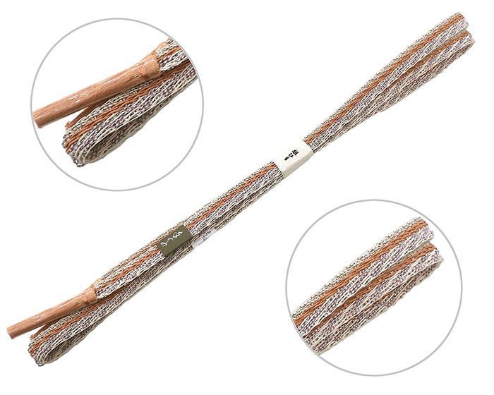 帯締め 正絹 川島織物 小田巻 とんぼ玉 重宝裂 箱入り 新品 和装小物
