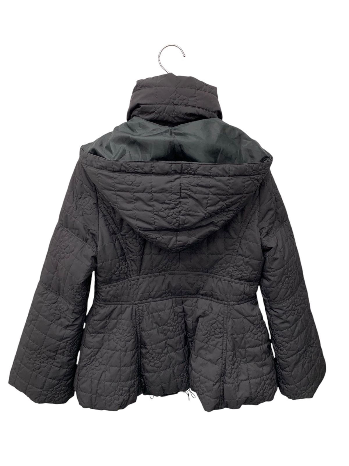 エムズグレイシー 929506 ダウンコート 38 ブラック Wジップ フード