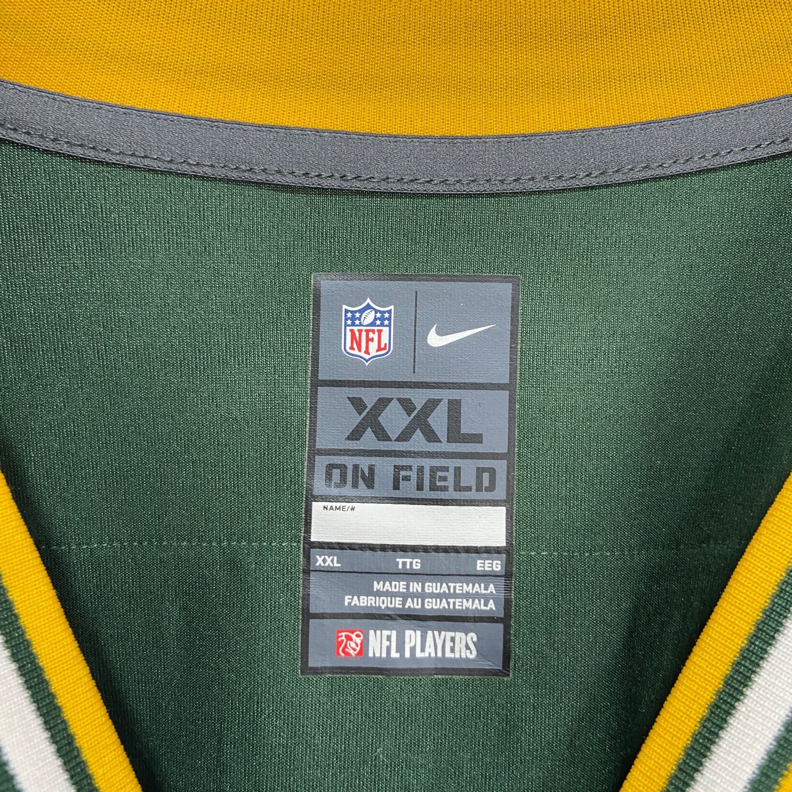 ☆NIKE☆NFL☆グリーンベイパッカーズ☆ゲームシャツ☆アメフト