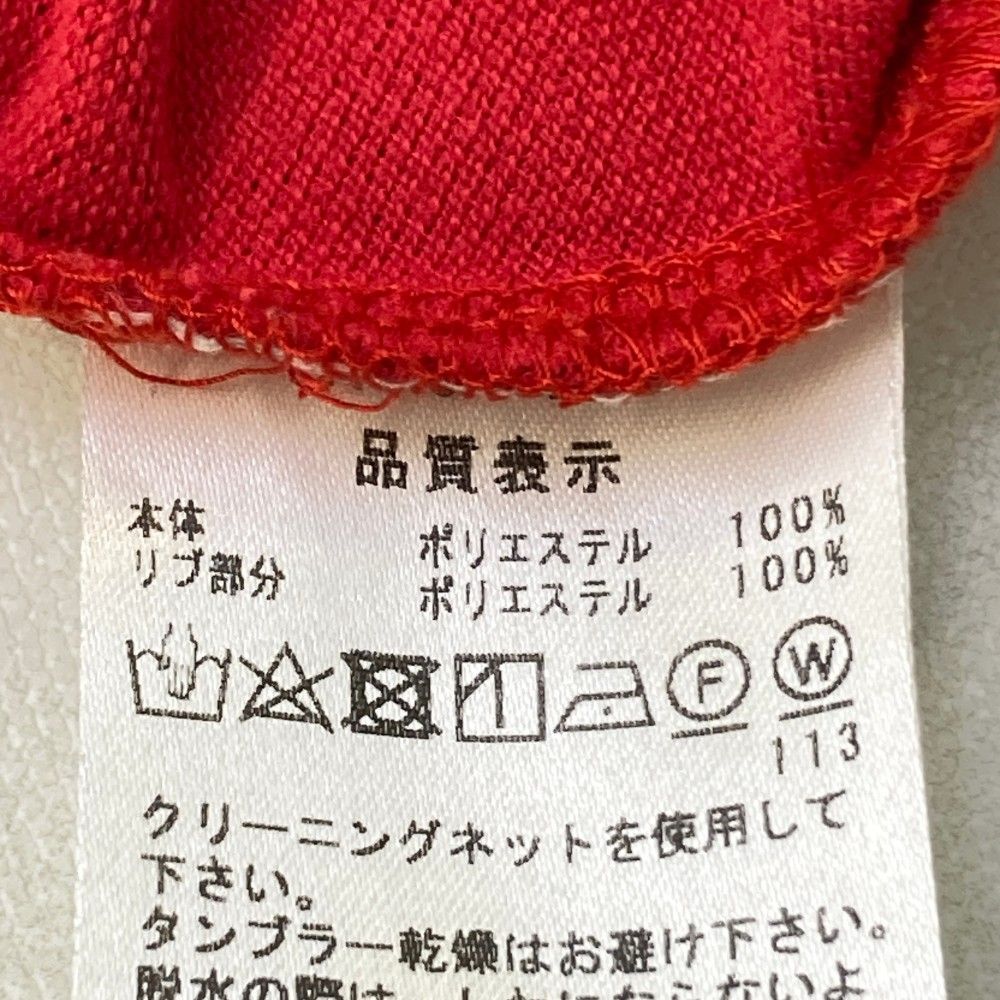 サイズ：50 ARCHIVIO アルチビオ バイカラー 半袖ポロシャツ レッド系