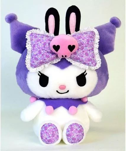 中古】ぬいぐるみ クロミ うさみみロリータシリーズ ぬいぐるみ(M