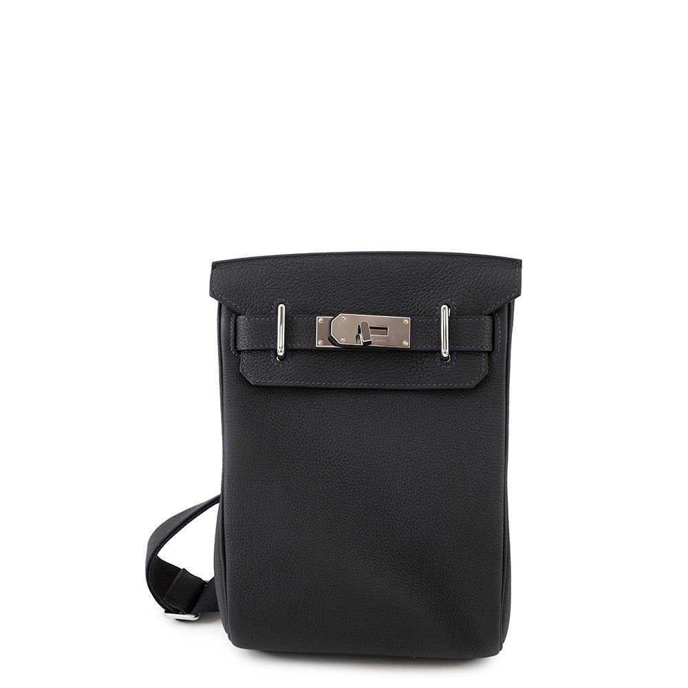 エルメス ボディバッグ ケリー アッカドPM キャバン/ジョーヌナプル/フー/シルバー金具 トゴ B刻印 メンズ