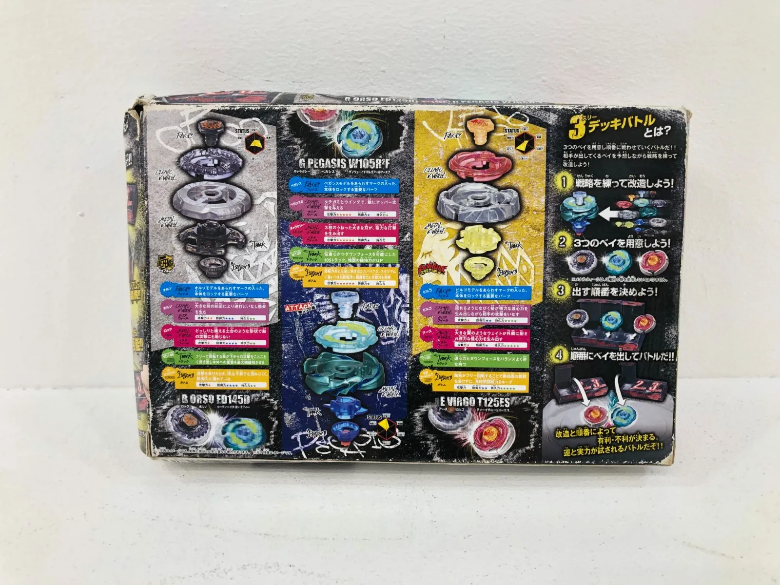 小牧店】メタルファイト ベイブレードデッキ エントリーセット【724