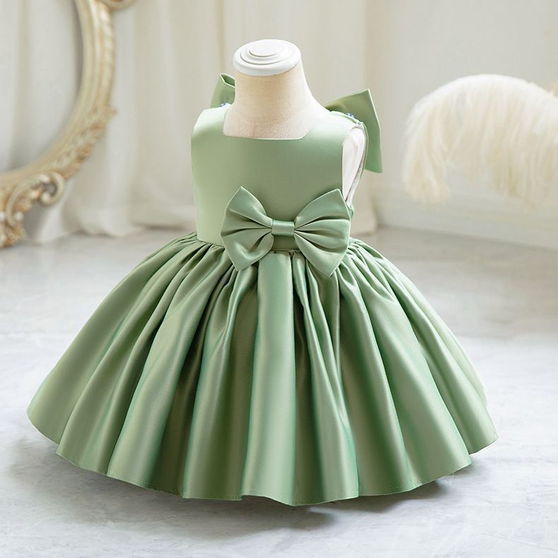 女の子 結婚式 ドレス ワンピース 子供ドレス 発表会 キッズ 子供服 ベビードレス キッズドレス | 子供 フォーマル ピアノ発表会 0 緑