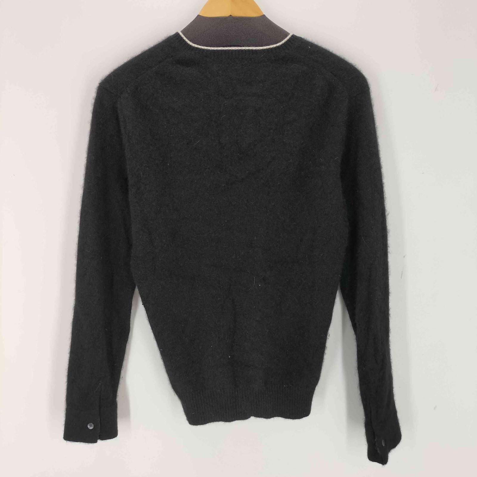 バーバリーブラックレーベル BURBERRY BLACK LABEL カシミヤ100% V 