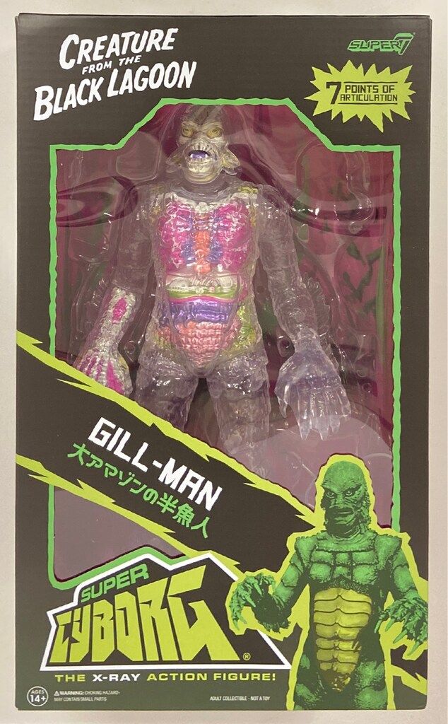 SUPER7 SUPER CYBORG: THE X-RAY ACTION FIGURE GILL-MAN - メルカリ