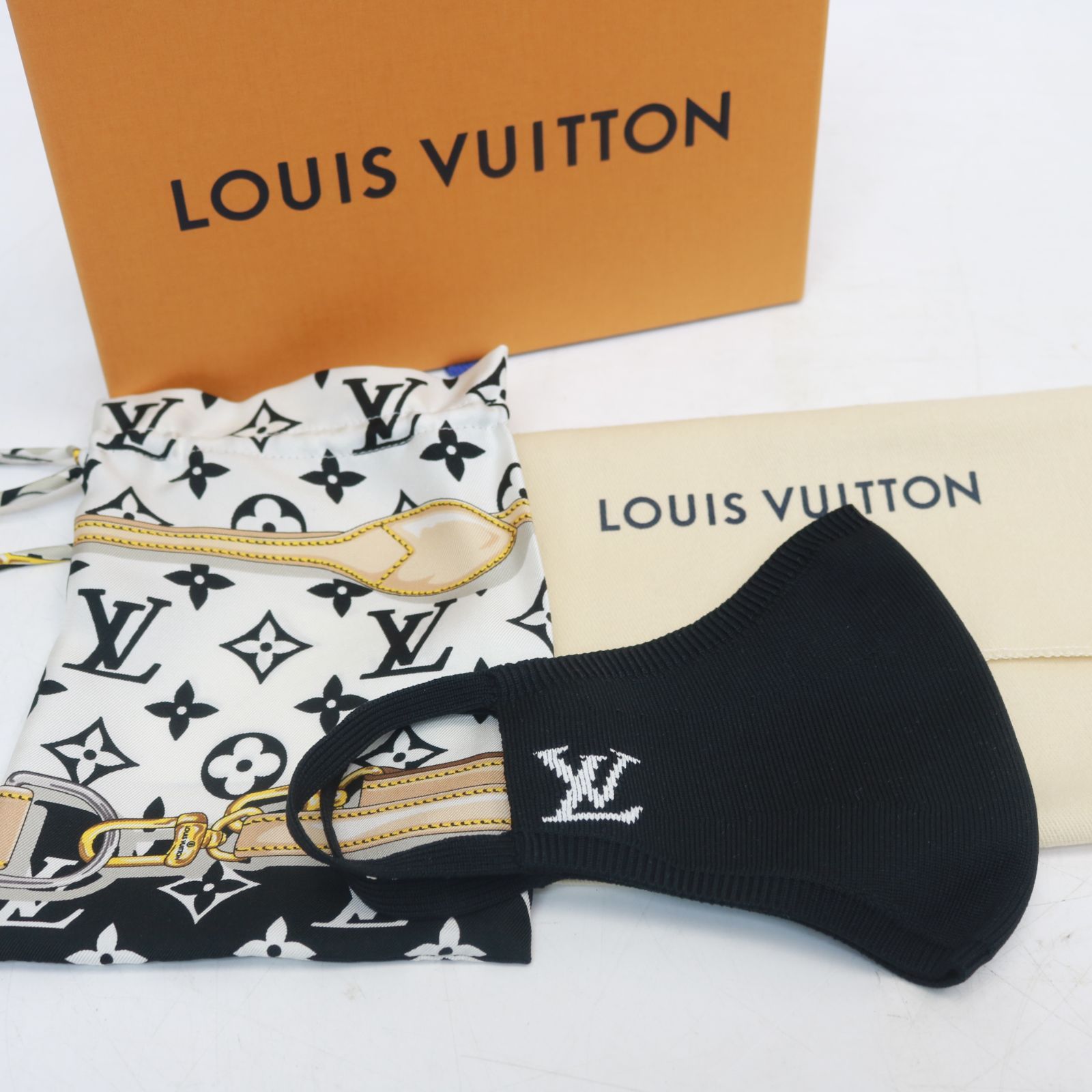 099)【未使用】LOUIS VUITTON マスク マイユノワール ブラック 元箱