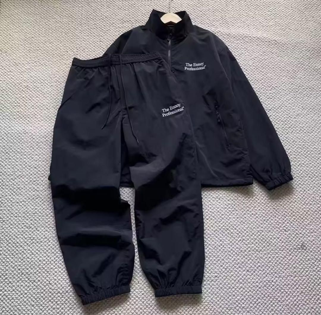 ennoy シャカシャカセットアップ ブラック XL エンノイ ennoy シャカシャカ ブラック XL スタイリスト私物