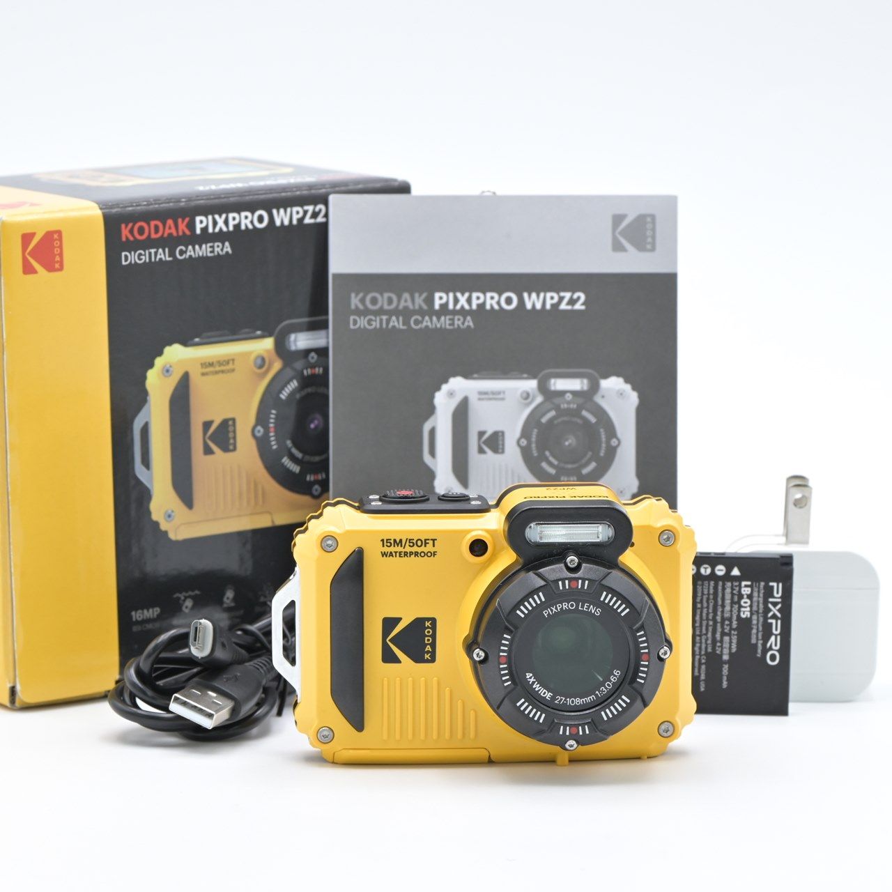 KODAK コダック PIXPRO WPZ2 イエロー コンパクトデジタルカメラ