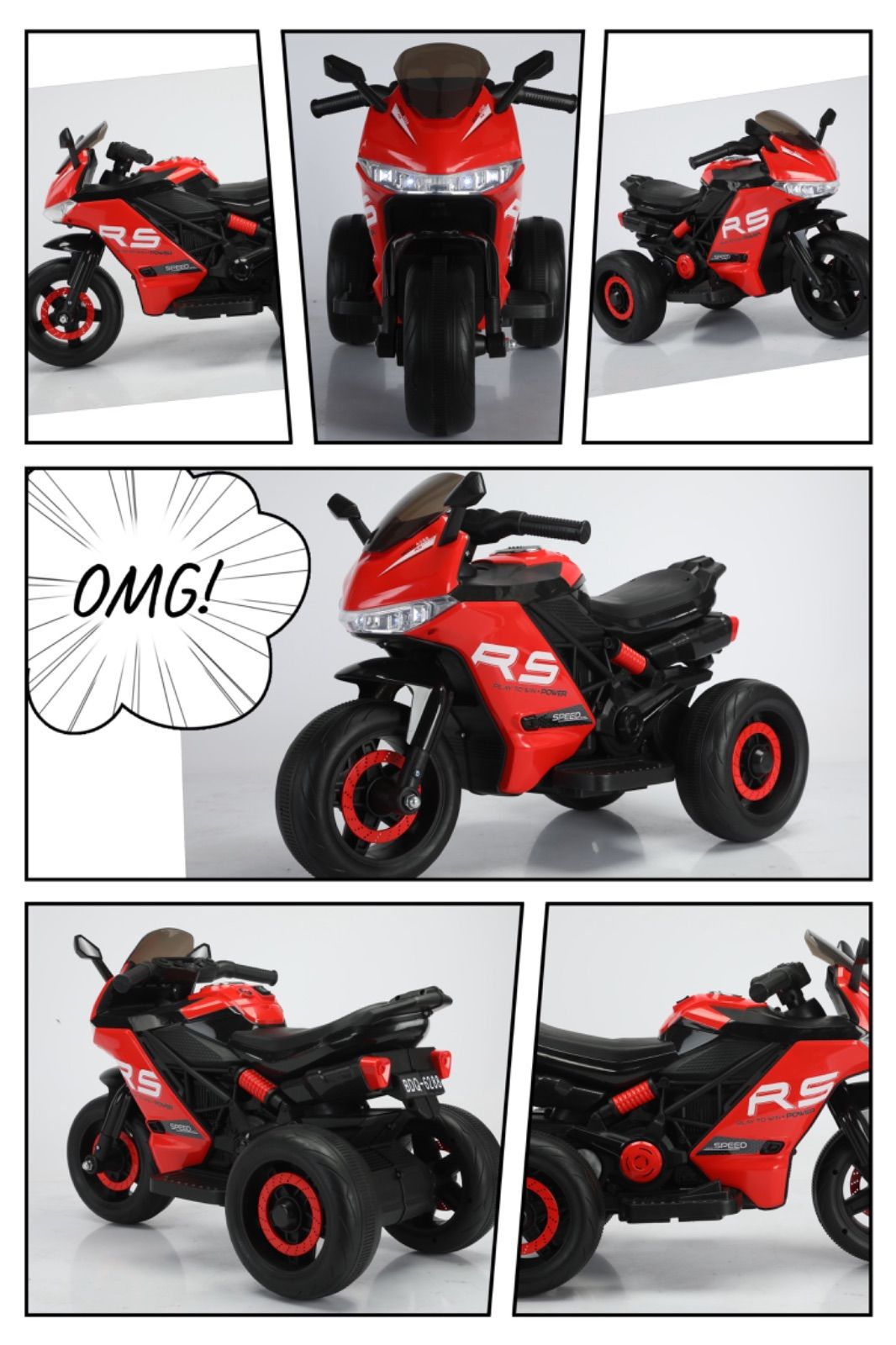 新品！電動カー 電動乗用玩具 スポーツバイク 子供用3輪バイク キッズ