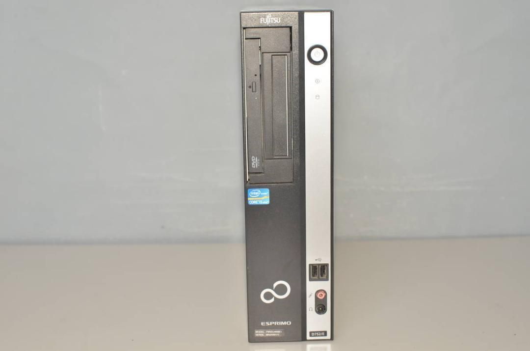 【中古】 富士通 FMV-ESPRIMO D752/F デスクトップパソコン Core i5 3470 3.2GHz メモリ4GB 250GBHDD  DVDスーパーマルチ Windows10 Professional 64bit FMVDK4C0E1