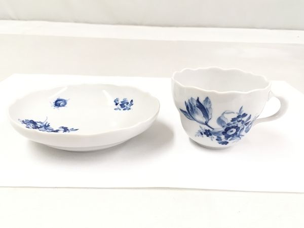 Meissen 157R 00572 562 ティーカップ&ソーサー 1客セット 西洋陶磁