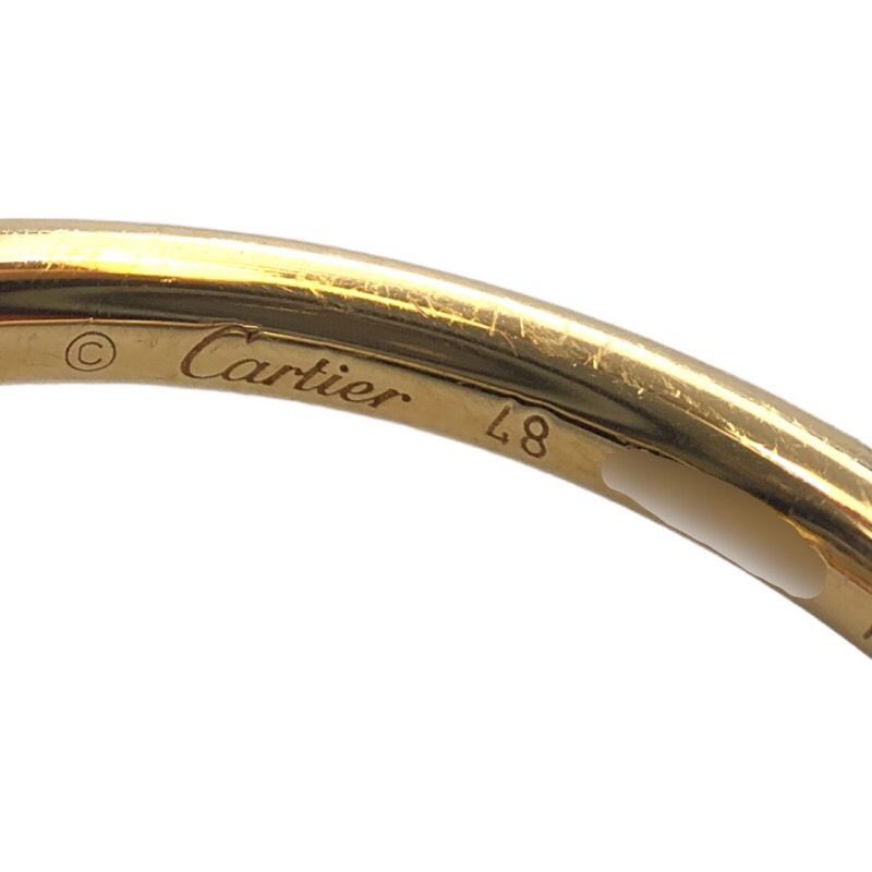 カルティエ Cartier ジュストアンクルリング SM 750YG #48 K18イエロー  