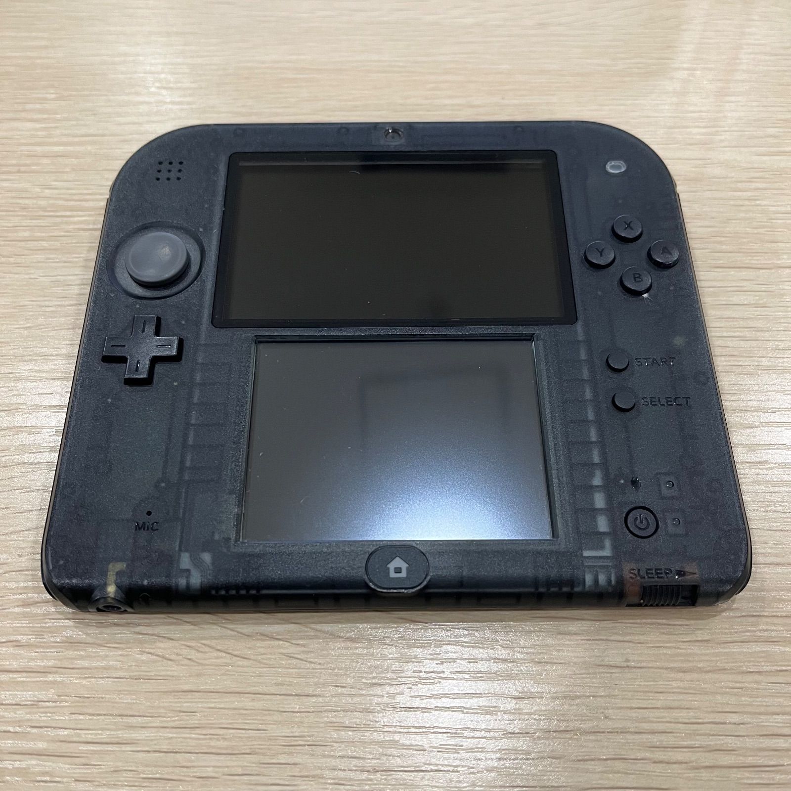 任天堂 Nintendo ニンテンドー 2DS クリアブラック 本体のみ