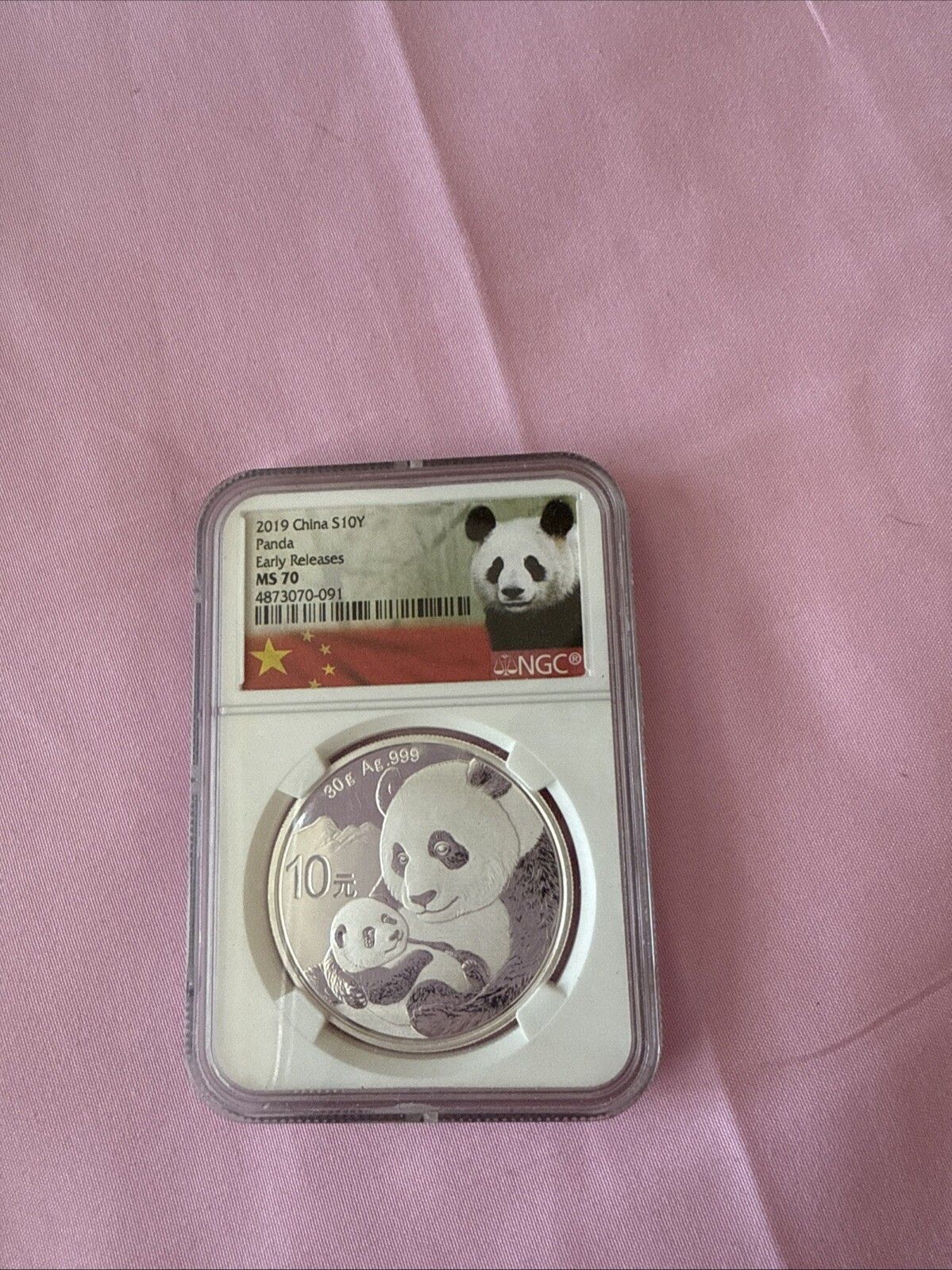 2019 China Silver Panda Early Releases NGC MS70 10Y 1oz .999 - COINGIANTS -
