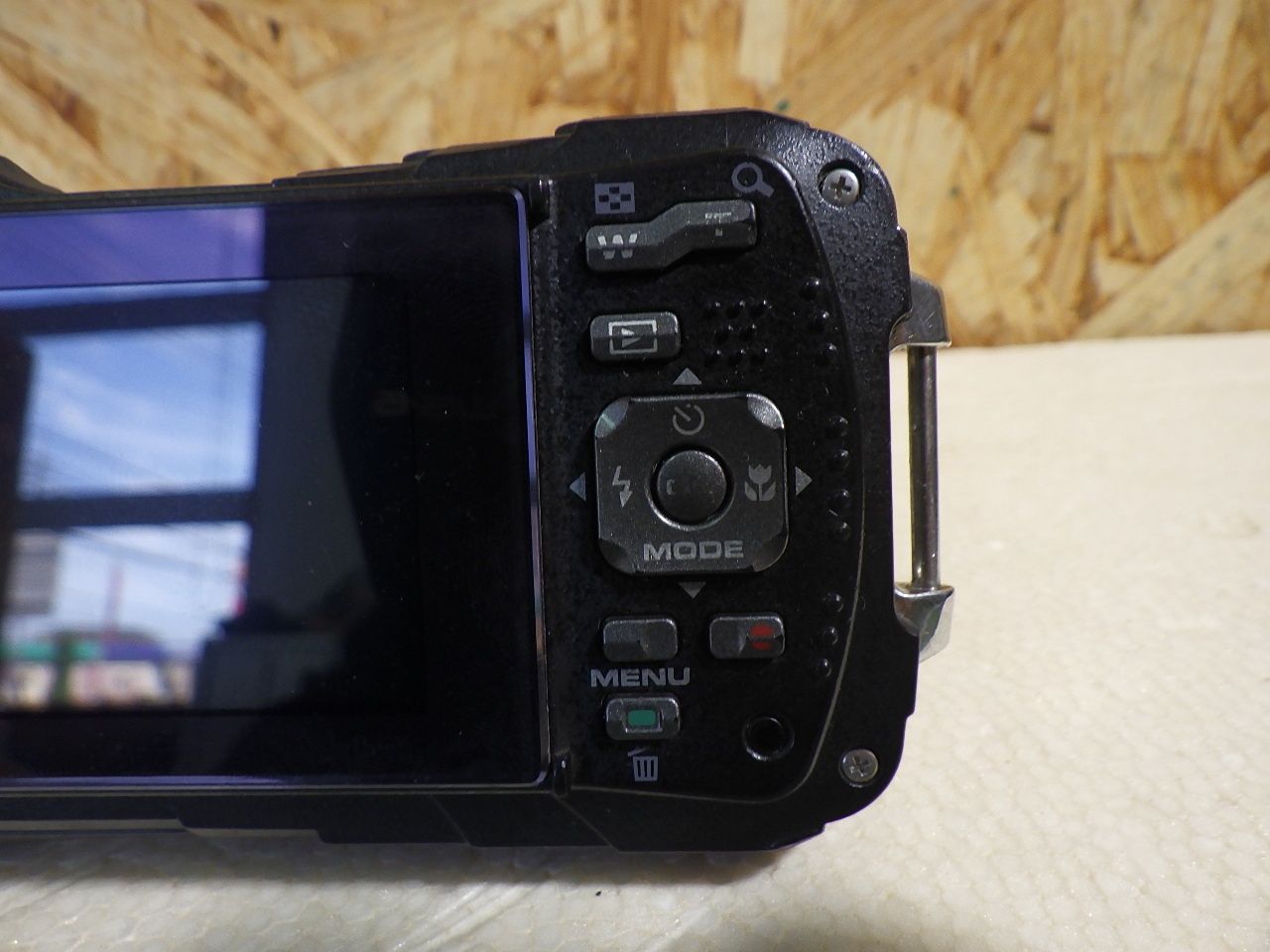 カメラ SDカード無し RICOH WG-70 ブラック リコー本格防水デジタル