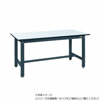 サカエ 実験用中量作業台 メラニン天板 ダークグレー 1200×750×740mm CSM-127D