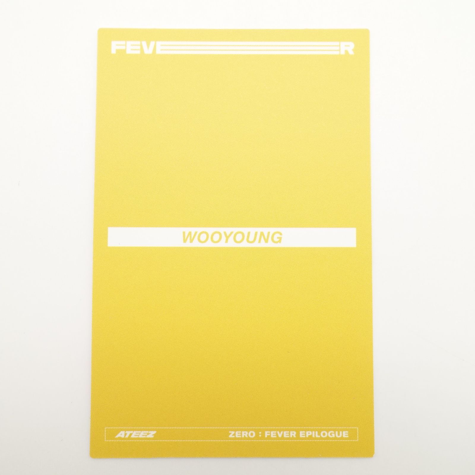 ATEEZ ウヨン ZERO: FEVER EPILOGUE トレカ フォト カード 3枚セット