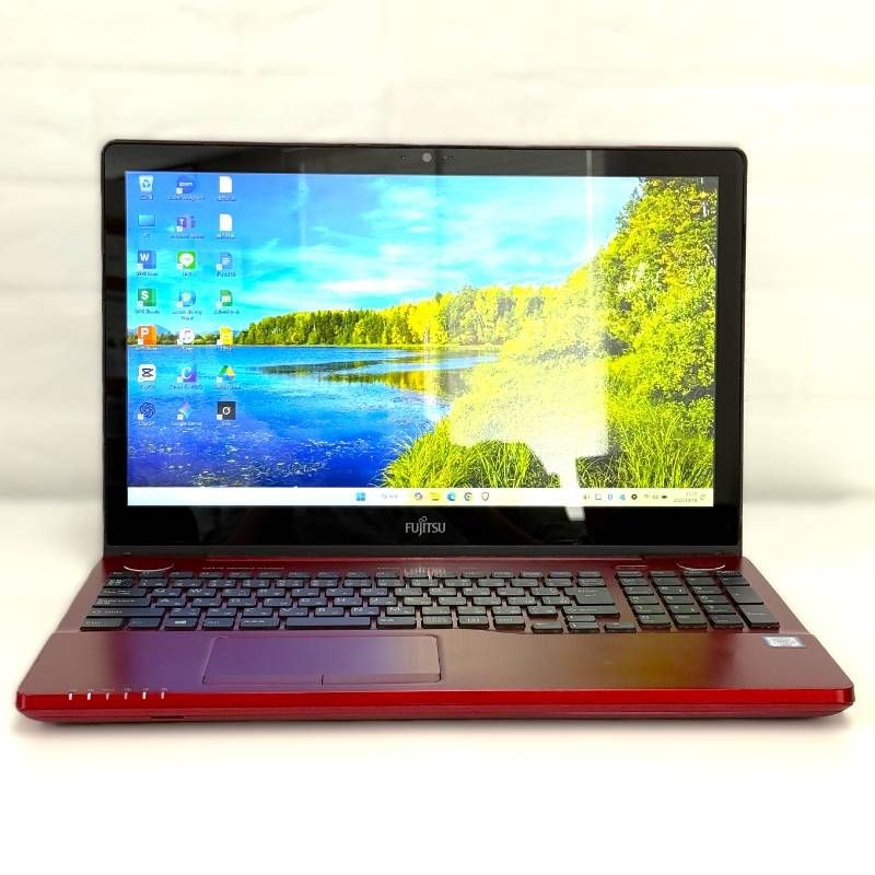 富士通⑪/タッチパネル液晶/フルHD/Blu-ray/SSD256GB/メモリ16GB