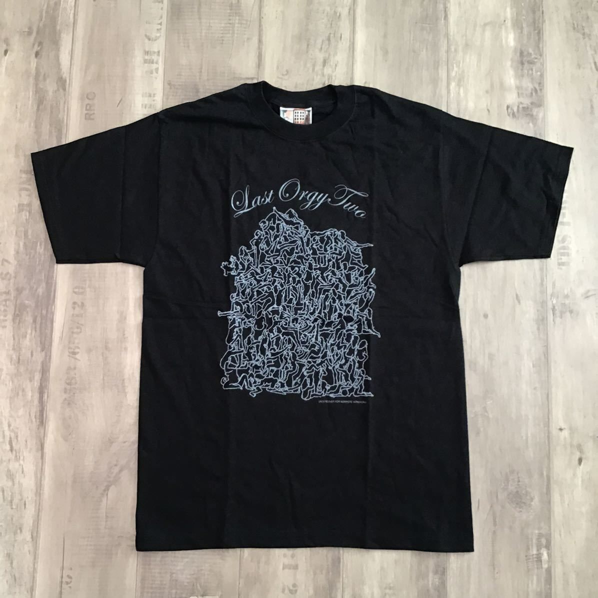 最新作SALEL サイズ BLACK LAST ORGY 2 T-SHIRT human made girls don\'t cry NIGO under cover jun Takahashi verdy Tシャツ 新品未開封 Lサイズ以上