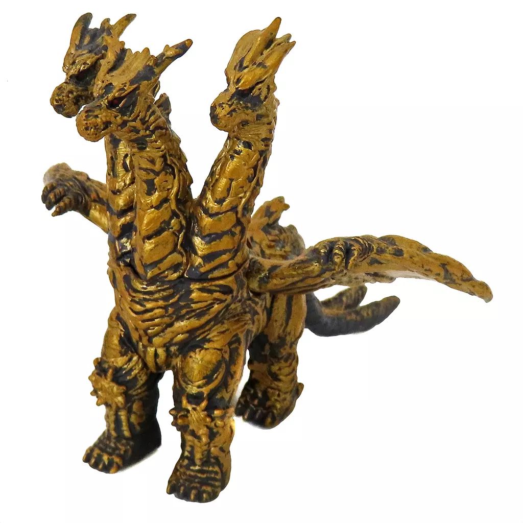 ブルマァク　カイザーギドラ　フィギュア　本体のみ ブルマァク カイザーギドラ ジャイアントサイズ 黒成型/金赤