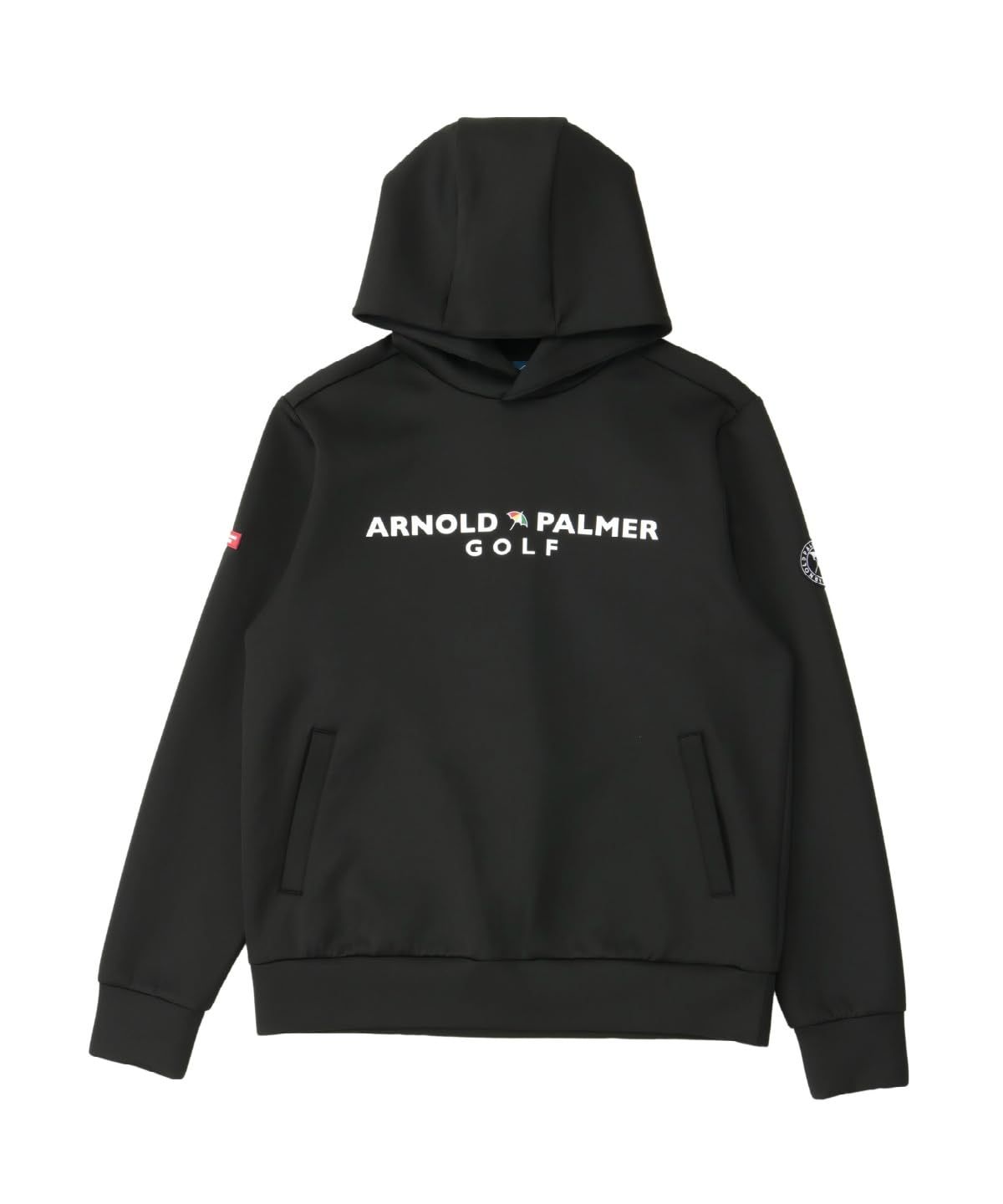 [アーノルドパーマー] ゴルフウェア スウェット メンズ スウェットプルオーバーフーディー AP220205C02 BK L 