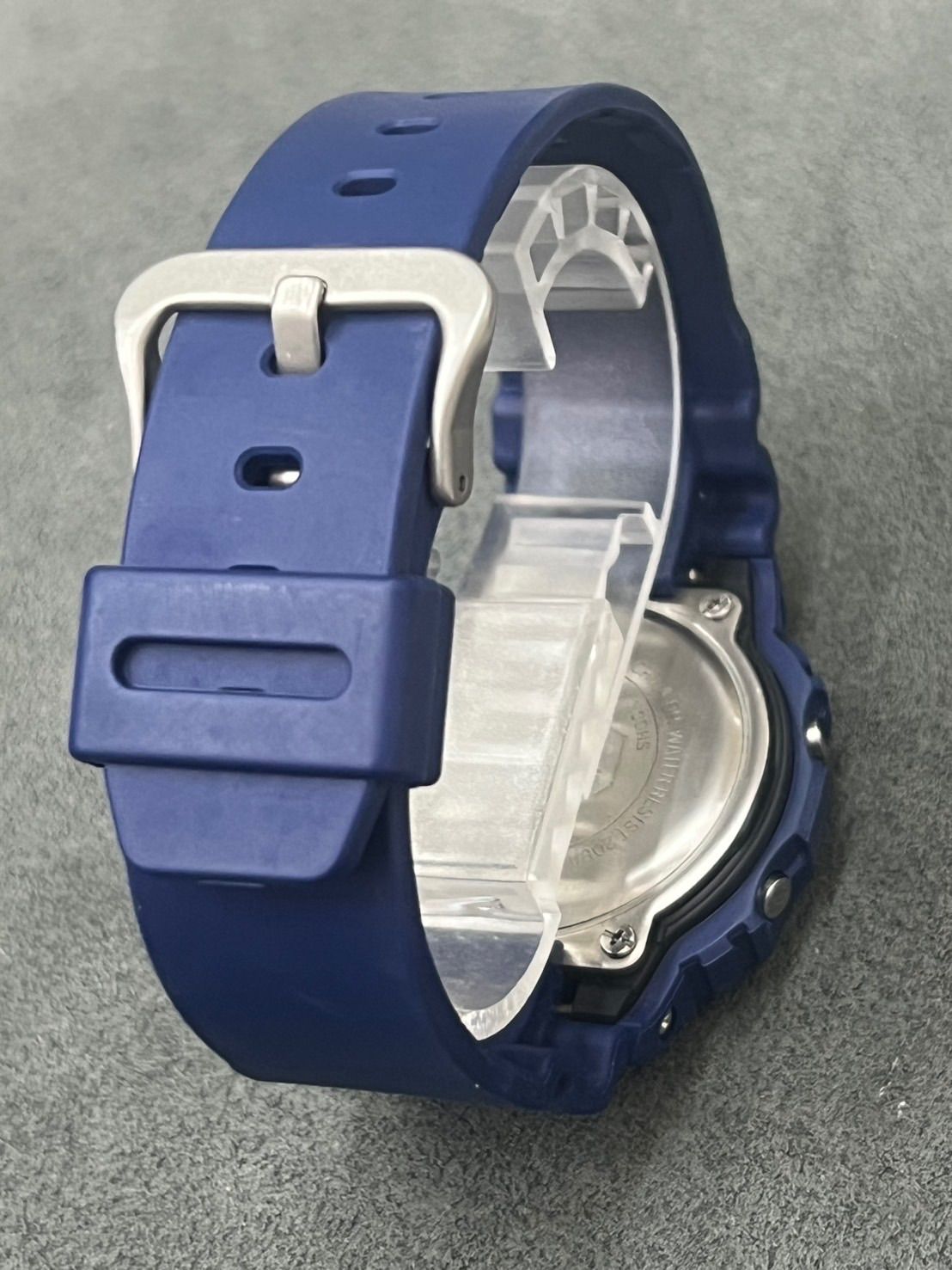 【電池交換済】G-SHOCK スクエアケース ネイビー DW-5600M-2JF 電池交換済】G-SHOCK G-ショック スクエアケース ネイビー DW